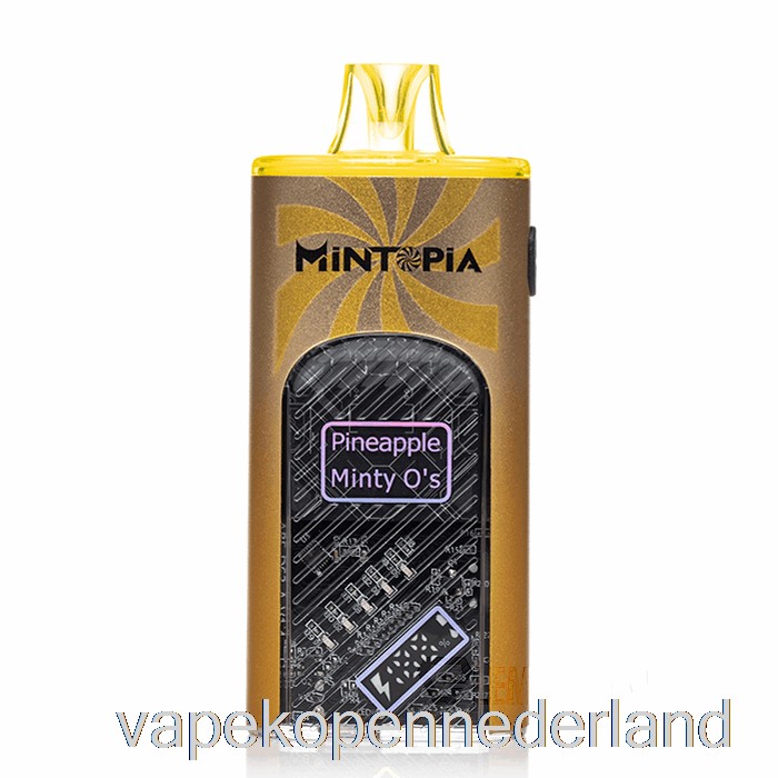 Vape Nederland Mintopia Turbo 9000 Wegwerp Ananas Mint O's